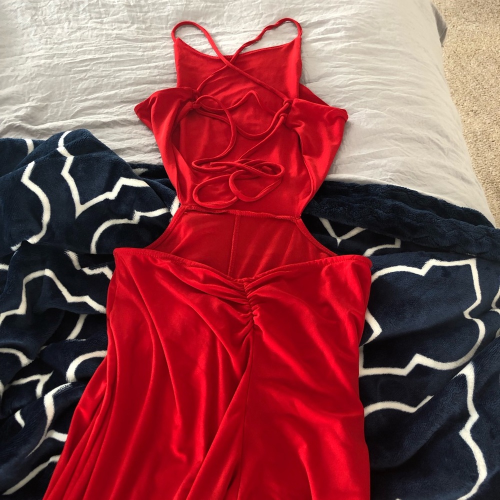 Red Jumpsuit - Picture 7 of 8
